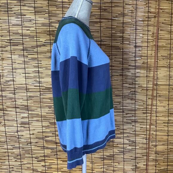 Tommy Hilfiger Bold Stripe Pullover Sweater size Mens M - Picture 5 of 8